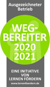 Abzeichen Wegbereiter 2020/2021 von Lernen Fördern